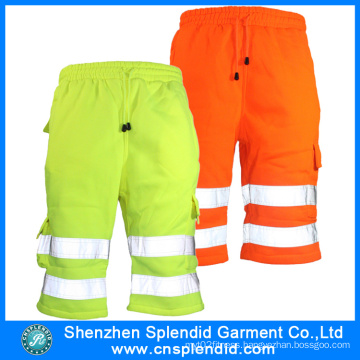 Custom Made Men Cotton Reflctive Safety Work Half Pants